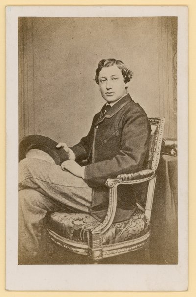 Książę Walii, przyszły król Edward VII (zdjęcie czarno-białe) autorstwa English Photographer