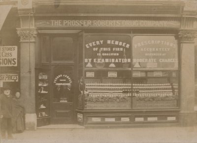Firma Prosser Roberts Drug Company autorstwa English Photographer