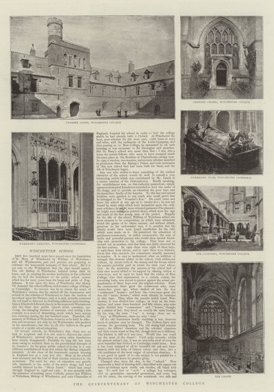 Pięćsetlecie Winchester College autorstwa English Photographer