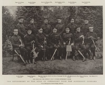 Odejście księcia Connaught z dowództwa Aldershot autorstwa English Photographer