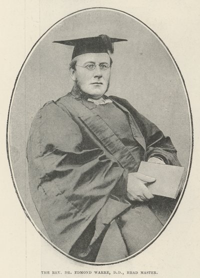 Wielebny dr Edmond Warre, DD, dyrektor generalny autorstwa English Photographer
