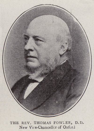 Wielebny Thomas Fowler, DD autorstwa English Photographer