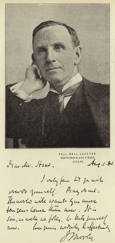 Prawy hon John Morley, MP autorstwa English Photographer
