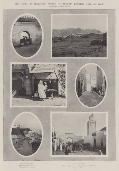 Powstanie w Maroku, Sceny w Tetuanie, Tangerze i Mogador autorstwa English Photographer