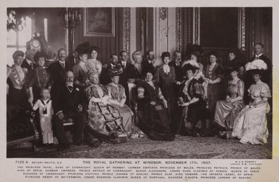 Królewskie zgromadzenie w Windsor, 17 listopada 1907 autorstwa English Photographer