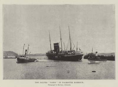 Ocalony Paryż w Falmouth Harbour autorstwa English Photographer