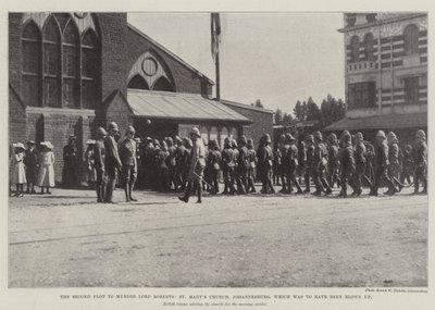 Drugi spisek morderstwa Lorda Robertsa, kościół St Marys, Johannesburg, który miał zostać wysadzony autorstwa English Photographer