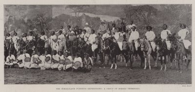 Somalilandzkie ekspedycje karne, grupa somalijskich plemion autorstwa English Photographer