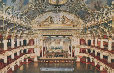 Sala Balowa Wieża - Pawilon. Pocztówka wysłana w 1913 roku. autorstwa English Photographer