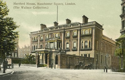 The Wallace Collection, Manchester Square (kolorowe zdjęcie) autorstwa English Photographer
