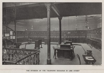 Wnętrze Centrali Telefonicznej przy ulicy Lipowej autorstwa English Photographer