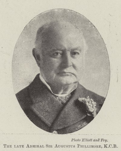 Nieżyjący już admirał Sir Augustus Phillimore, KCB autorstwa English Photographer