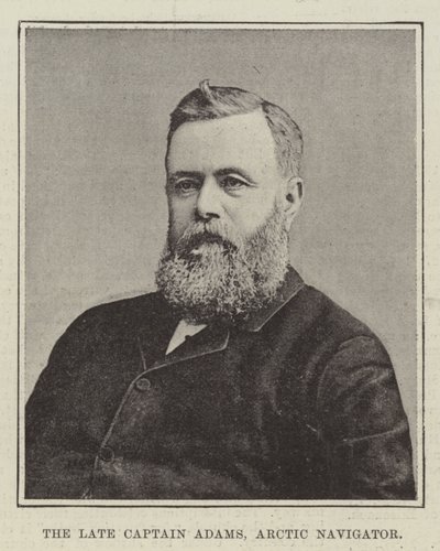 Nieżyjący już kapitan Adams, Arctic Navigator autorstwa English Photographer