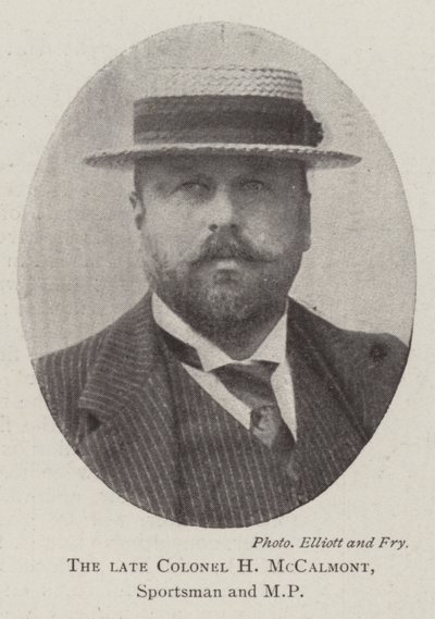 Nieżyjący już pułkownik H McCalmont, Sportsman i MP autorstwa English Photographer