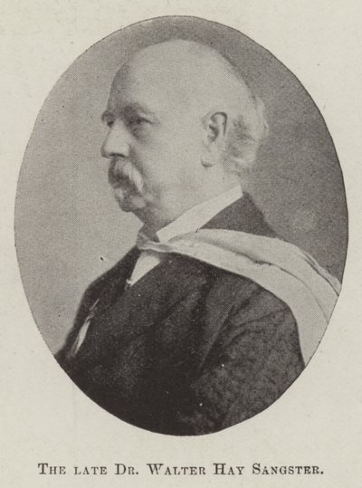 Nieżyjący już dr Walter Hay Sangster autorstwa English Photographer