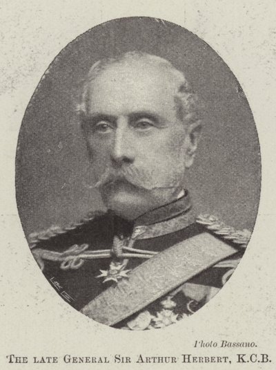 Nieżyjący już generał Sir Arthur Herbert, KCB autorstwa English Photographer