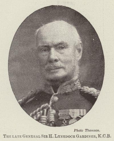 Nieżyjący już generał Sir H. Lynedoch Gardiner, KCB autorstwa English Photographer