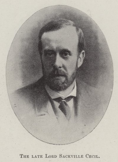 Nieżyjący już lord Sackville Cecil autorstwa English Photographer