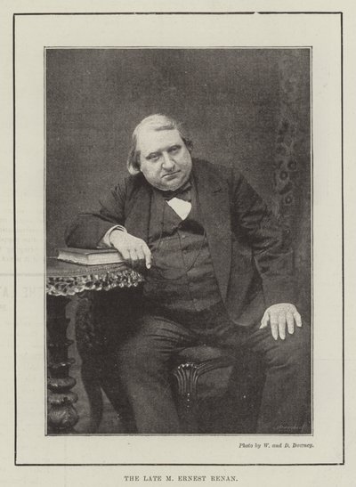 Nieżyjący już pan Ernest Renan autorstwa English Photographer