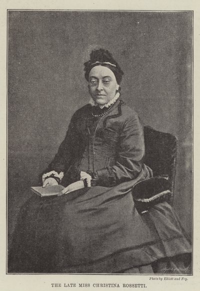 Zmarła panna Christina Rossetti autorstwa English Photographer