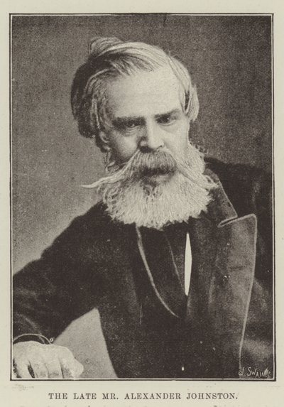 Nieżyjący już pan Alexander Johnston autorstwa English Photographer