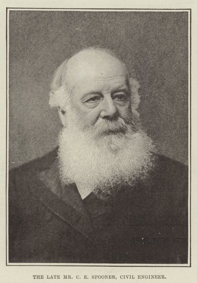 Nieżyjący już pan C E Spooner, inżynier budownictwa autorstwa English Photographer