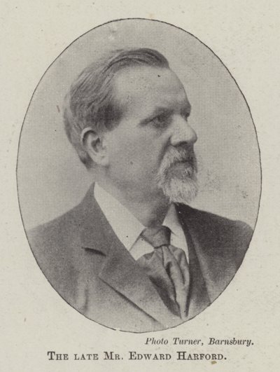 Nieżyjący już pan Edward Harford autorstwa English Photographer