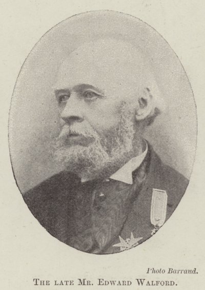 Nieżyjący już pan Edward Walford autorstwa English Photographer