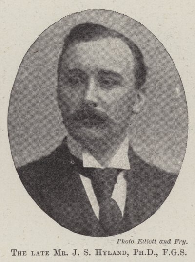 Nieżyjący już dr J S Hyland, FGS autorstwa English Photographer