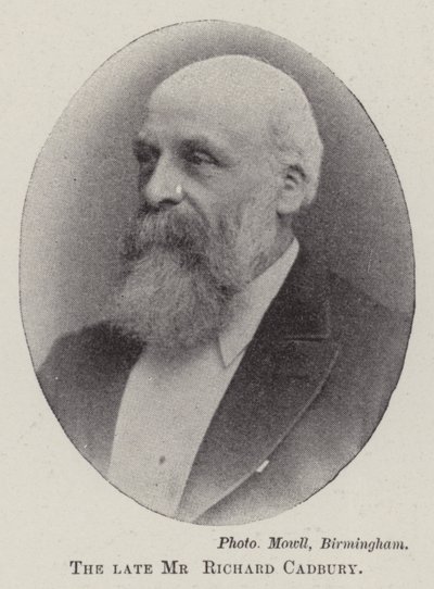 Nieżyjący już pan Richard Cadbury autorstwa English Photographer