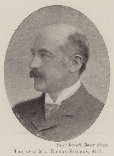Nieżyjący już pan Thomas Fielden, MP autorstwa English Photographer