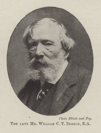 Nieżyjący już pan William CT Dobson, RA autorstwa English Photographer