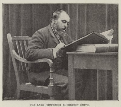 Nieżyjący już profesor Robertson Smith autorstwa English Photographer