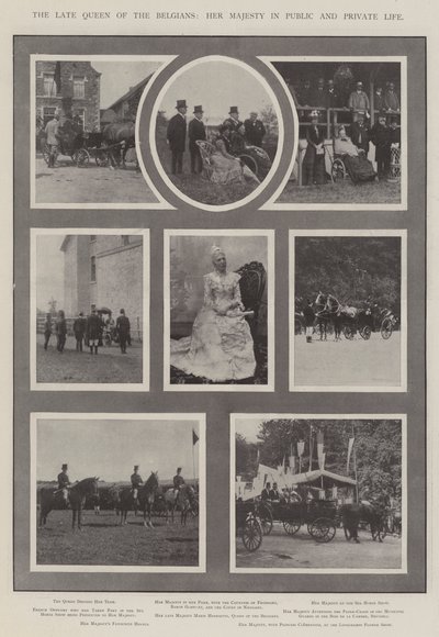 Nieżyjąca Królowa Belgów, Jej Wysokość w życiu publicznym i prywatnym autorstwa English Photographer
