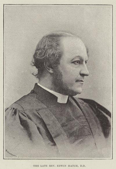 Nieżyjący już wielebny Edwin Hatch, DD autorstwa English Photographer
