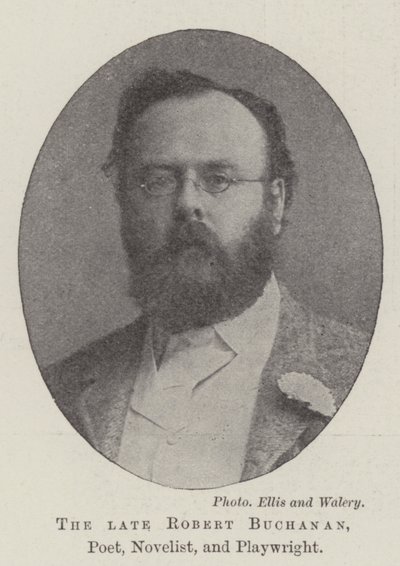 Nieżyjący już Robert Buchanan, poeta, powieściopisarz i dramaturg autorstwa English Photographer