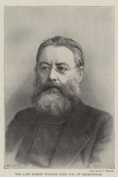 Nieżyjący już Robert William Dale, DD, z Birmingham autorstwa English Photographer