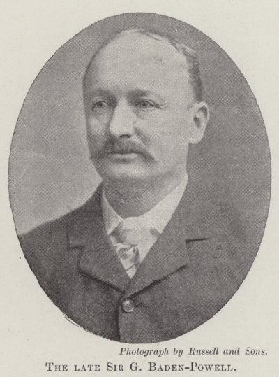 Nieżyjący Sir G Baden-Powell autorstwa English Photographer