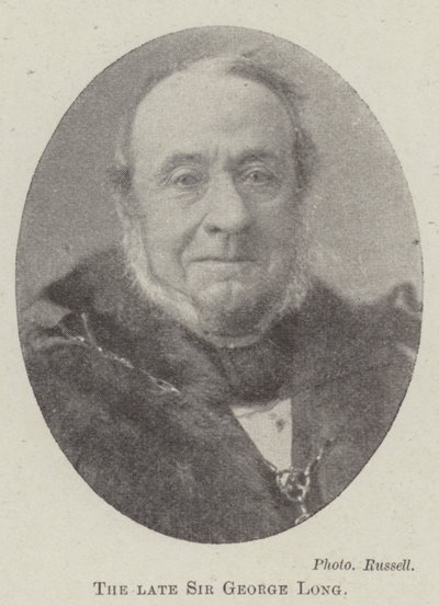 Nieżyjący sir George Long autorstwa English Photographer
