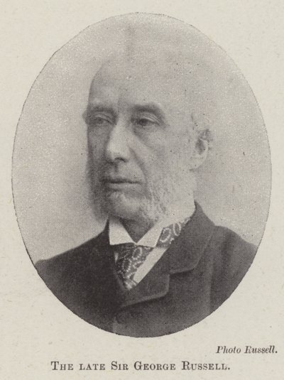Nieżyjący sir George Russell autorstwa English Photographer