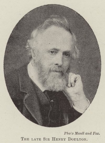 Nieżyjący sir Henry Doulton autorstwa English Photographer