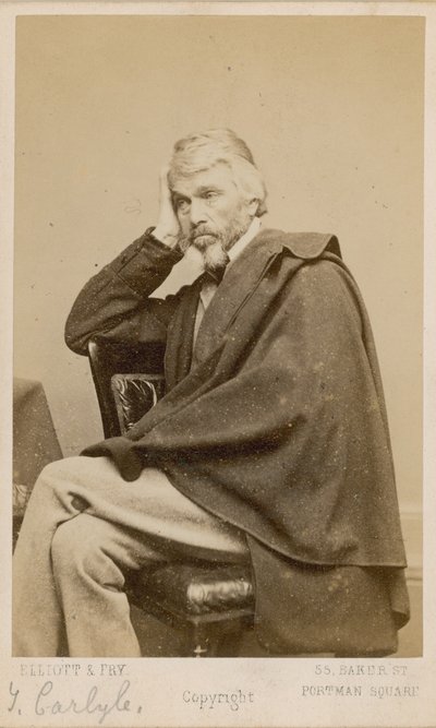 Thomas Carlyle autorstwa English Photographer
