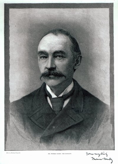 Thomas Hardy, 1892 autorstwa English Photographer