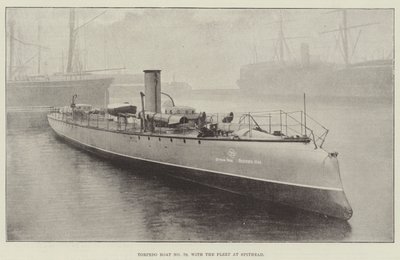 Łódź torpedowa nr 79 z flotą w Spithead autorstwa English Photographer