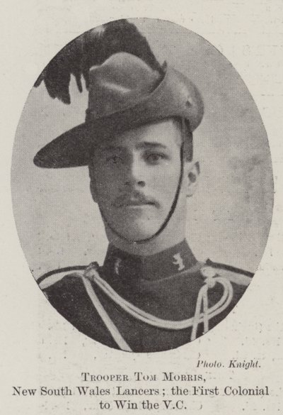 Trooper Tom Morris, Lansjerzy Nowej Południowej Walii; pierwszy Colonial, który wygrał VC autorstwa English Photographer