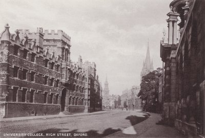 University College, High Street, Oksford autorstwa English Photographer