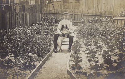 Ogród warzywny (zdjęcie czarno-białe) autorstwa English Photographer