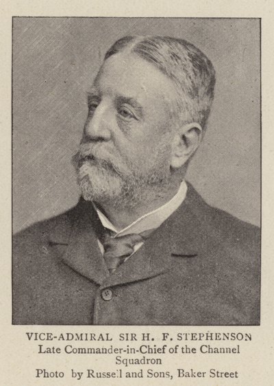 Wiceadmirał Sir HF Stephenson autorstwa English Photographer