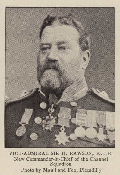 Wiceadmirał Sir H Rawson, KCB autorstwa English Photographer