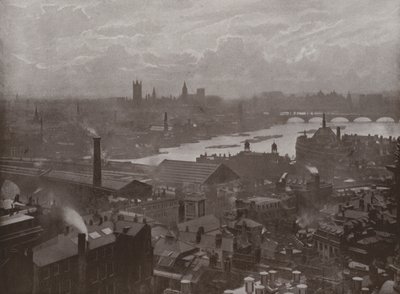 Widok ze Złotej Galerii, St Pauls, patrząc na południowy zachód autorstwa English Photographer
